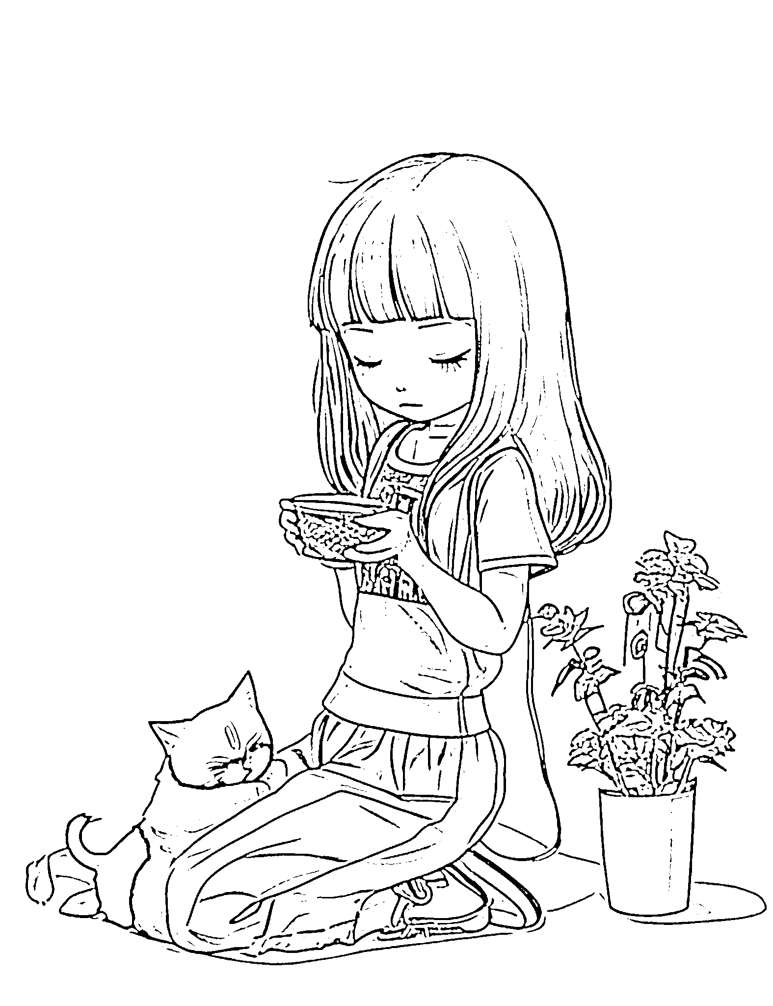 cute chibi girl moments